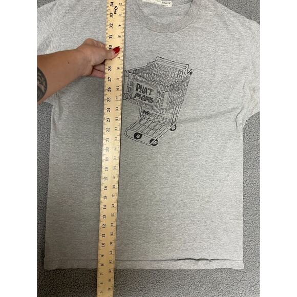 Phat moms Men's T-Shirt Short‎ Sleeve gray Size Large humor funny tee - Picture 7 of 10